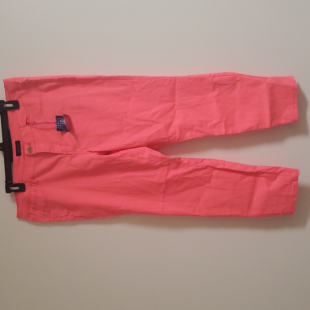 Mid rise neon jeans